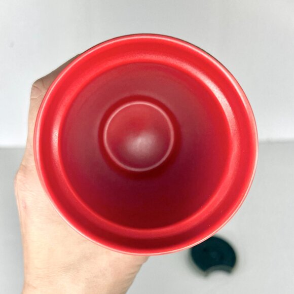 Starbucks Christmas Limited Edition Ornaments Ceramic Travel Mug- 2019 Red Green - Picture 8 of 12